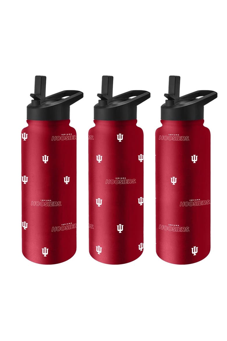 Indiana Hoosiers 34oz. Steep and Repeat Quencher Bottle, Main, color, Cardinal