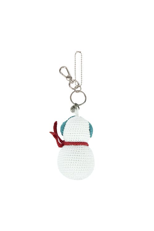 The Sak Yarnicharmz Hand Crochet Dangle In White