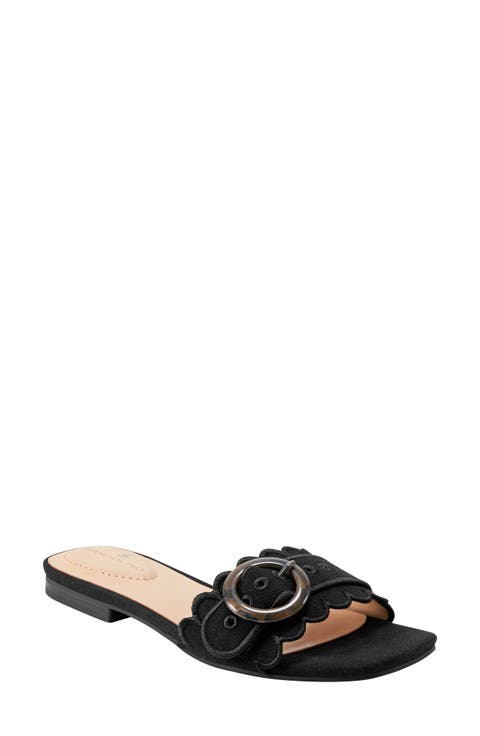 Silla Scallop Slide Sandal (Women)