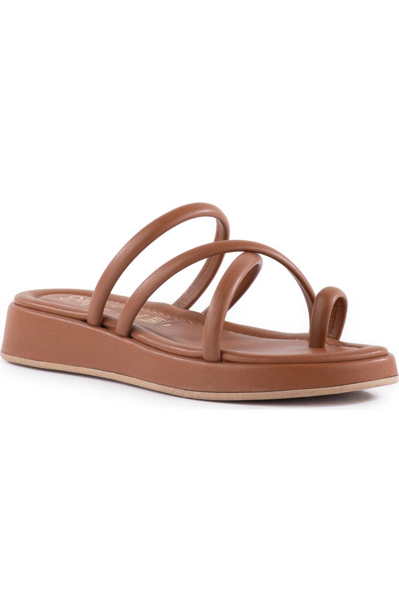 Seychelles Rule the World Platform Wedge Slide Sandal, Main, color, Tan