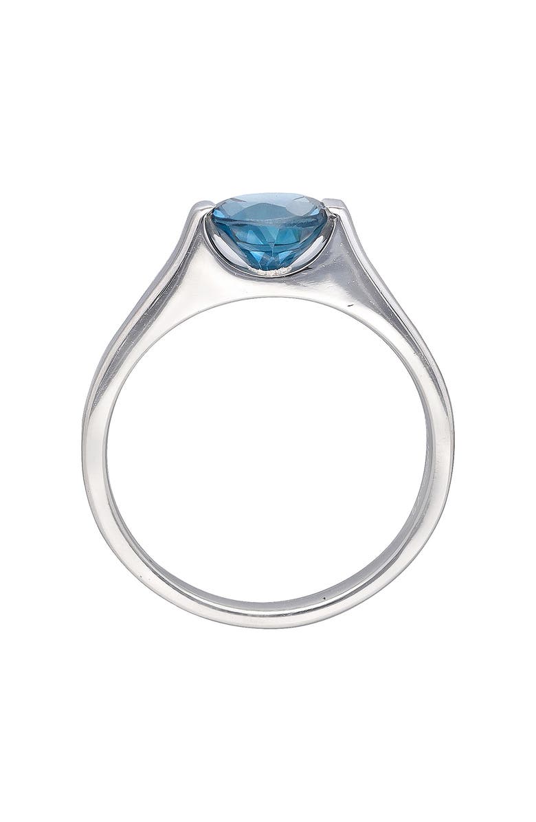 YS GEMS Sterling Silver London Blue Topaz Ring, Alternate, color,