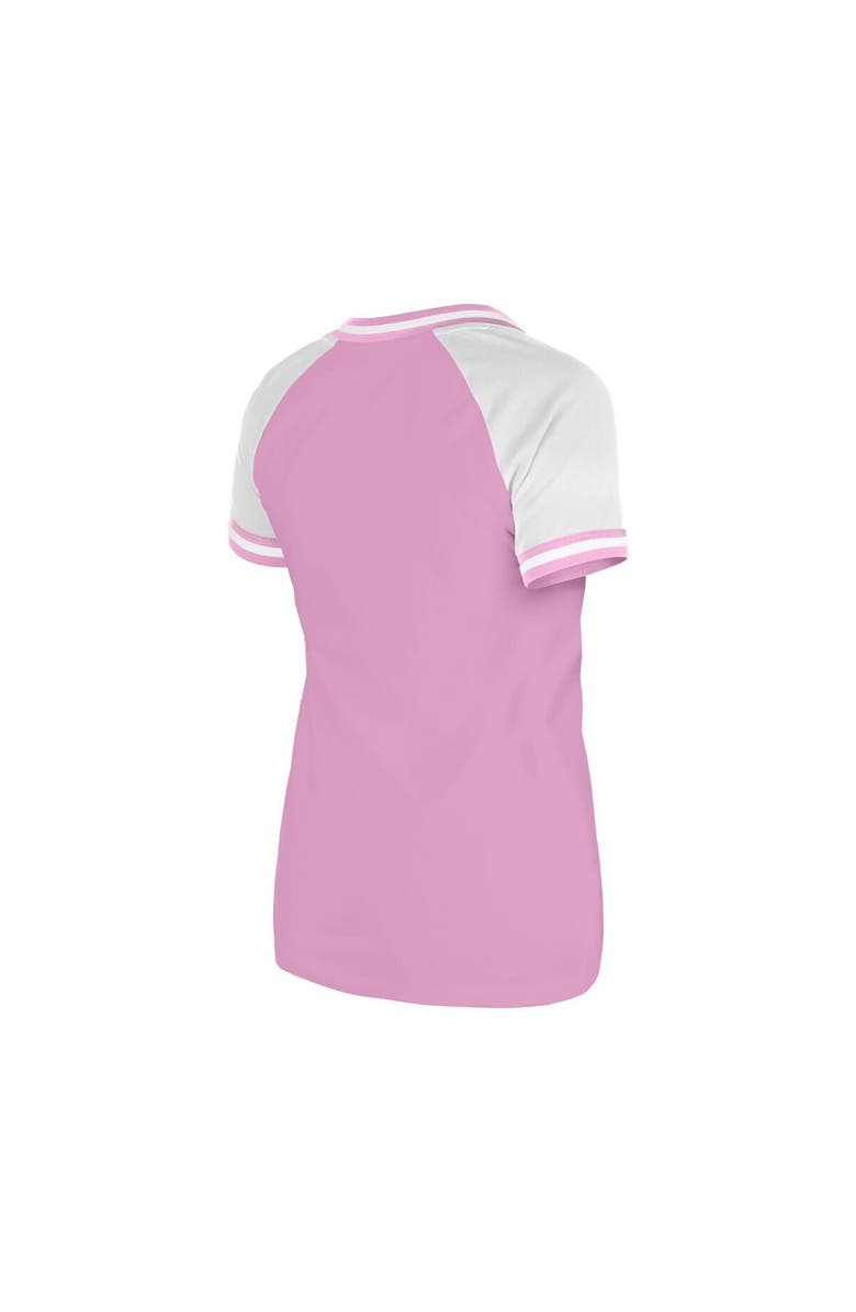 New Era Women's New Era Light Pink Boston Red Sox Gameday V-Neck T-Shirt, Alternate, color, Light Pink