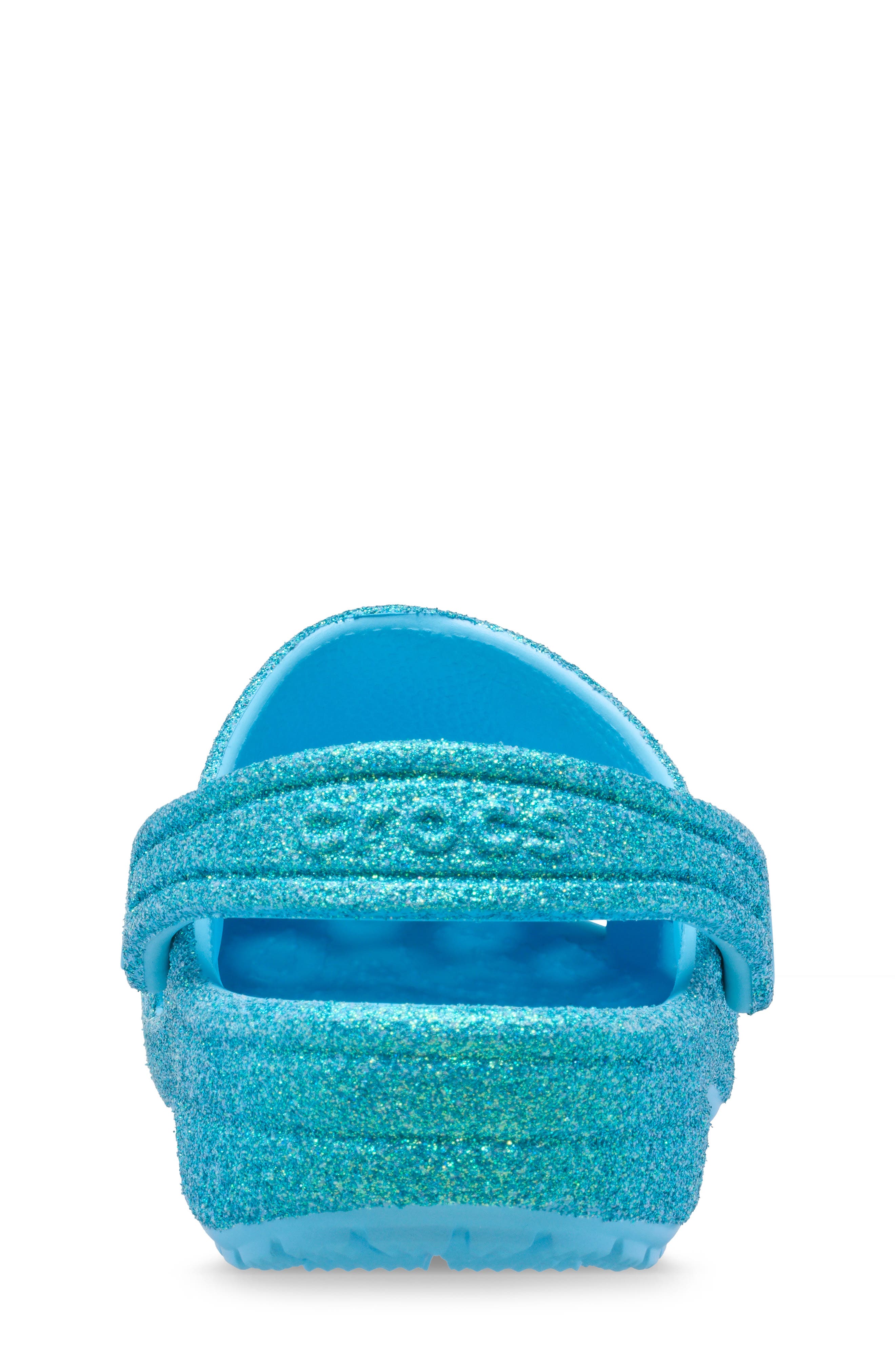 CROCS Kids' Classic Iridescent Glitter Clog, Alternate, color, Tgl