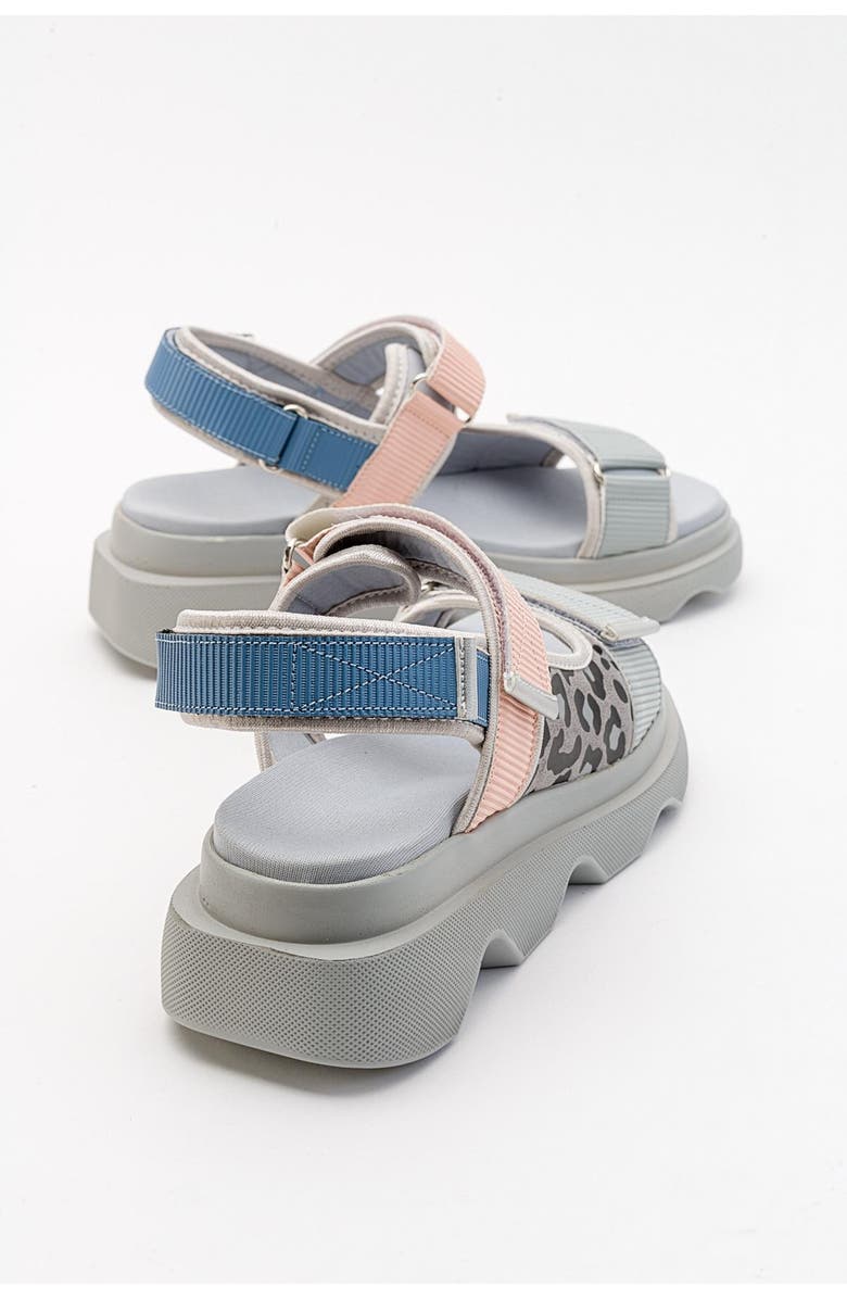 Prologue Shoes Tedy Velcro Strap Sandal, Alternate, color, Multi