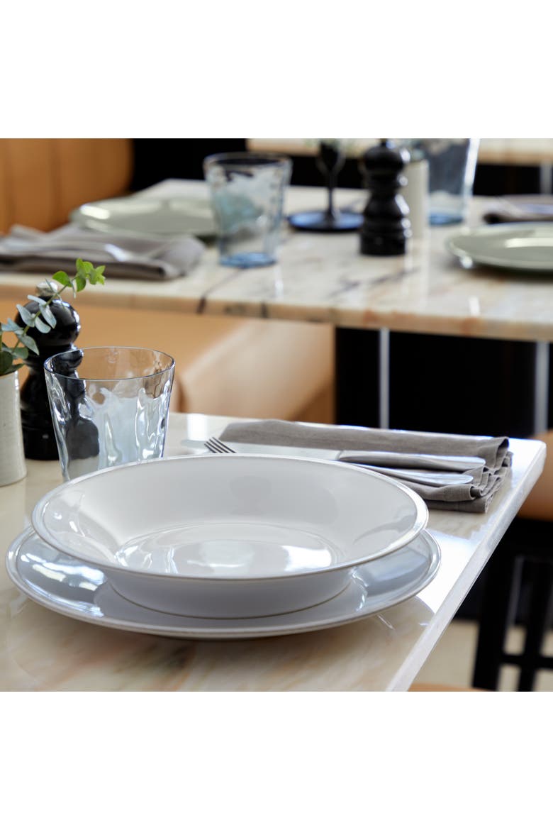 Friso Set/6 pasta plates, Alternate, color, White