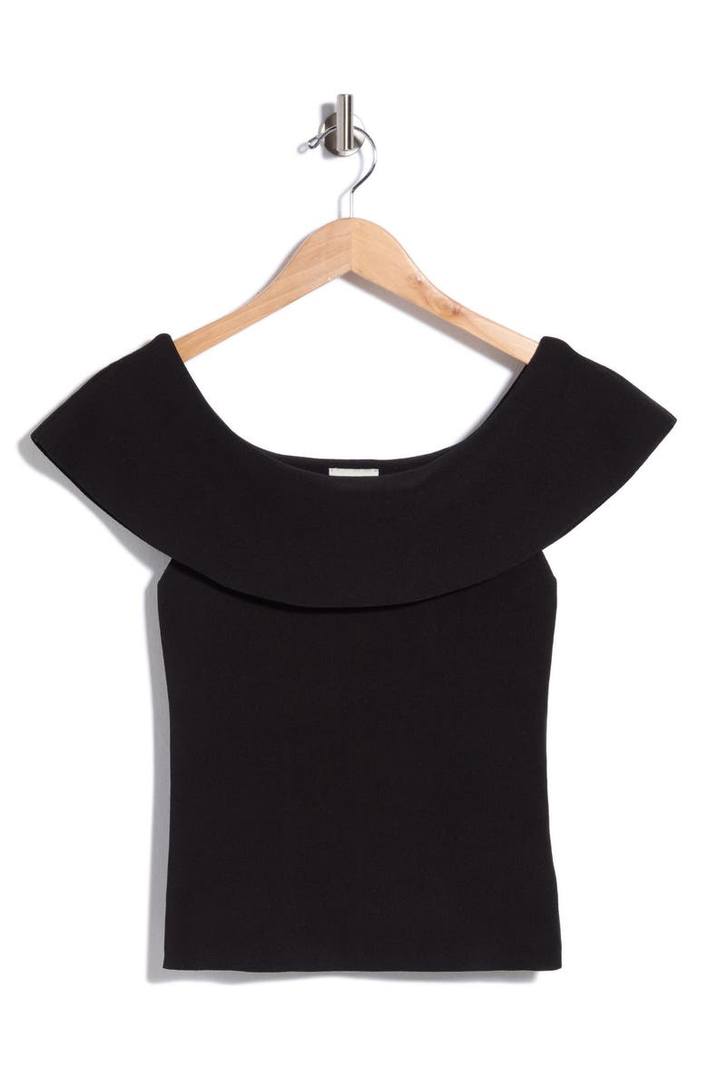 EDIT by JASON WU Off the Shoulder Top, Alternate, color, Black