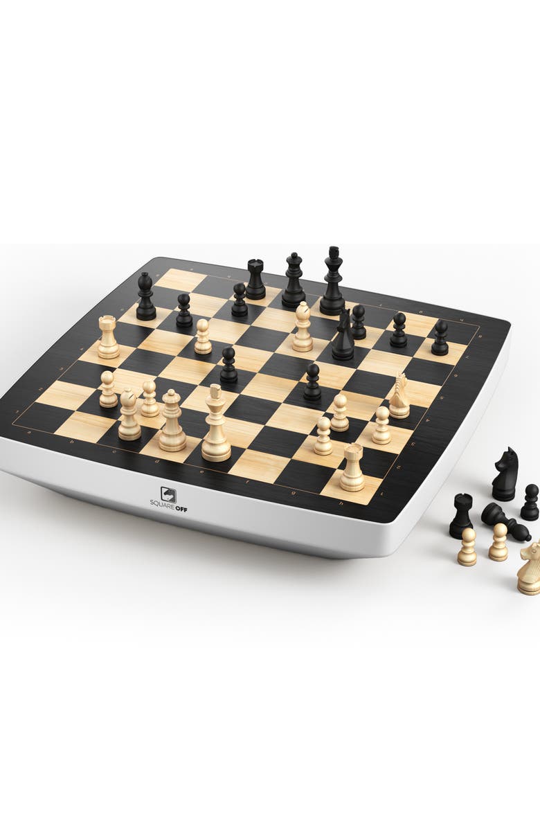 SQUARE OFF Swap & NEO Wooden Chess Piece Set, Alternate, color,