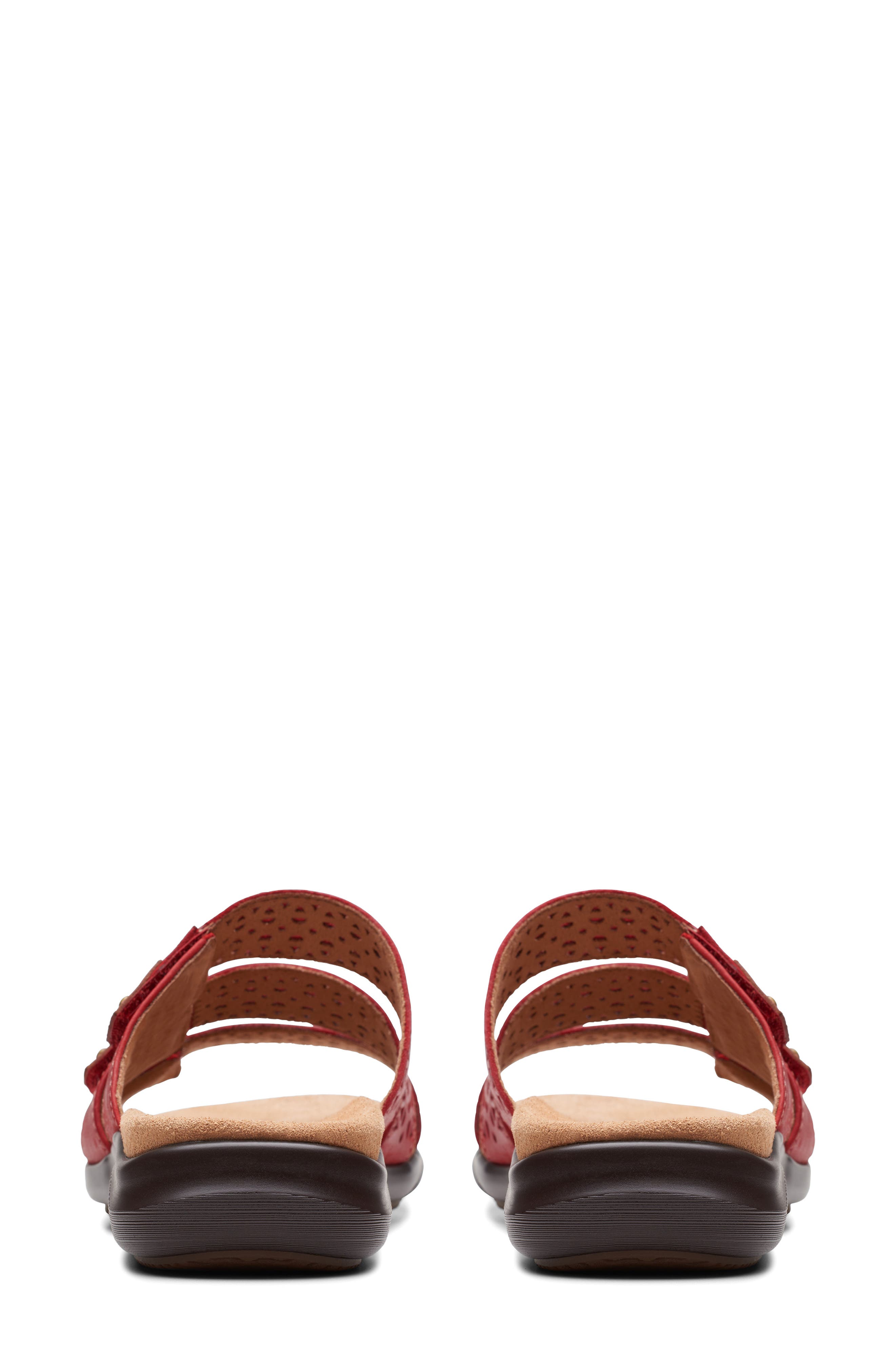 Kitly Walk Slide Sandal, Alternate, color, CHERRY LEATHER