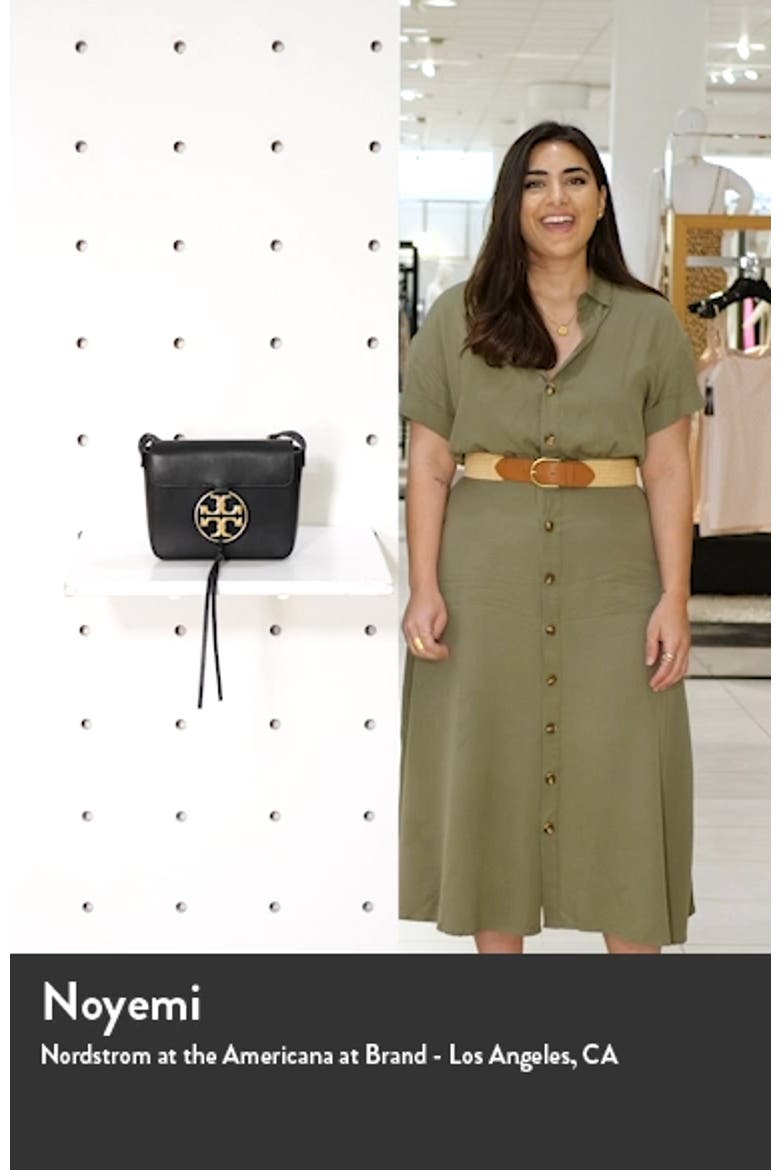 Miller Metal Logo Leather Flap Crossbody Bag video