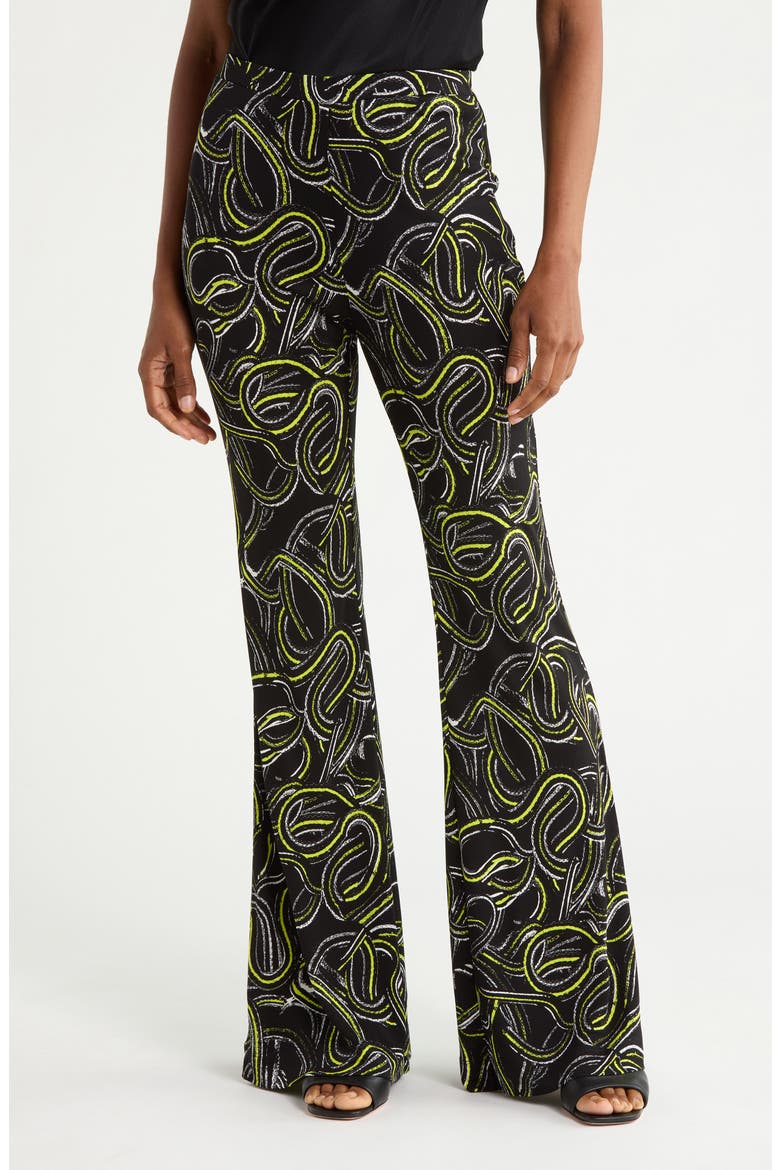 Brooklyn Wide Leg Pants, Main, color, RIBBON SNAKE LG