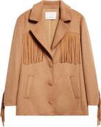 Cinq à Sept Keeley Fringe Trim Coat
