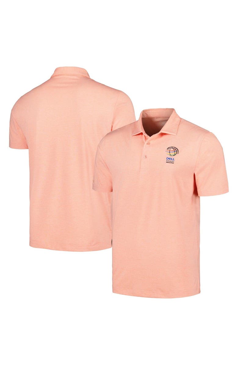 AHEAD Men's Ahead Orange WGC-Dell Technologies Match Play Contender Polo, Main, color, 