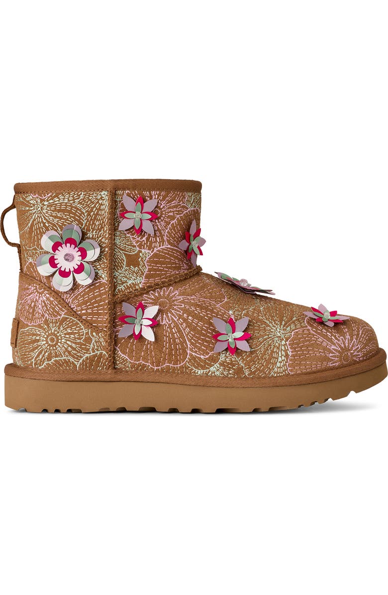 UGG<sup>®</sup> Classic Mini Meadow Boot, Alternate, color, Chestnut