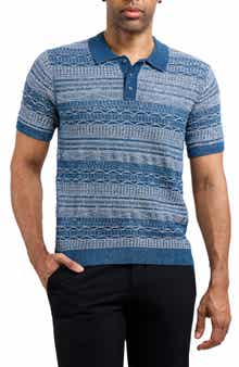 Jacquard Polo Sweater