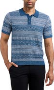 XRAY Jacquard Polo Sweater
