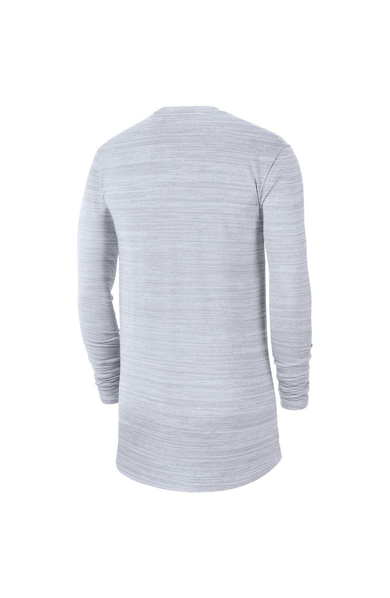 Jordan Brand Men's Jordan Brand White Florida Gators 2021 Sideline Velocity Space-Dye Performance Long Sleeve T-Shirt, Alternate, color,