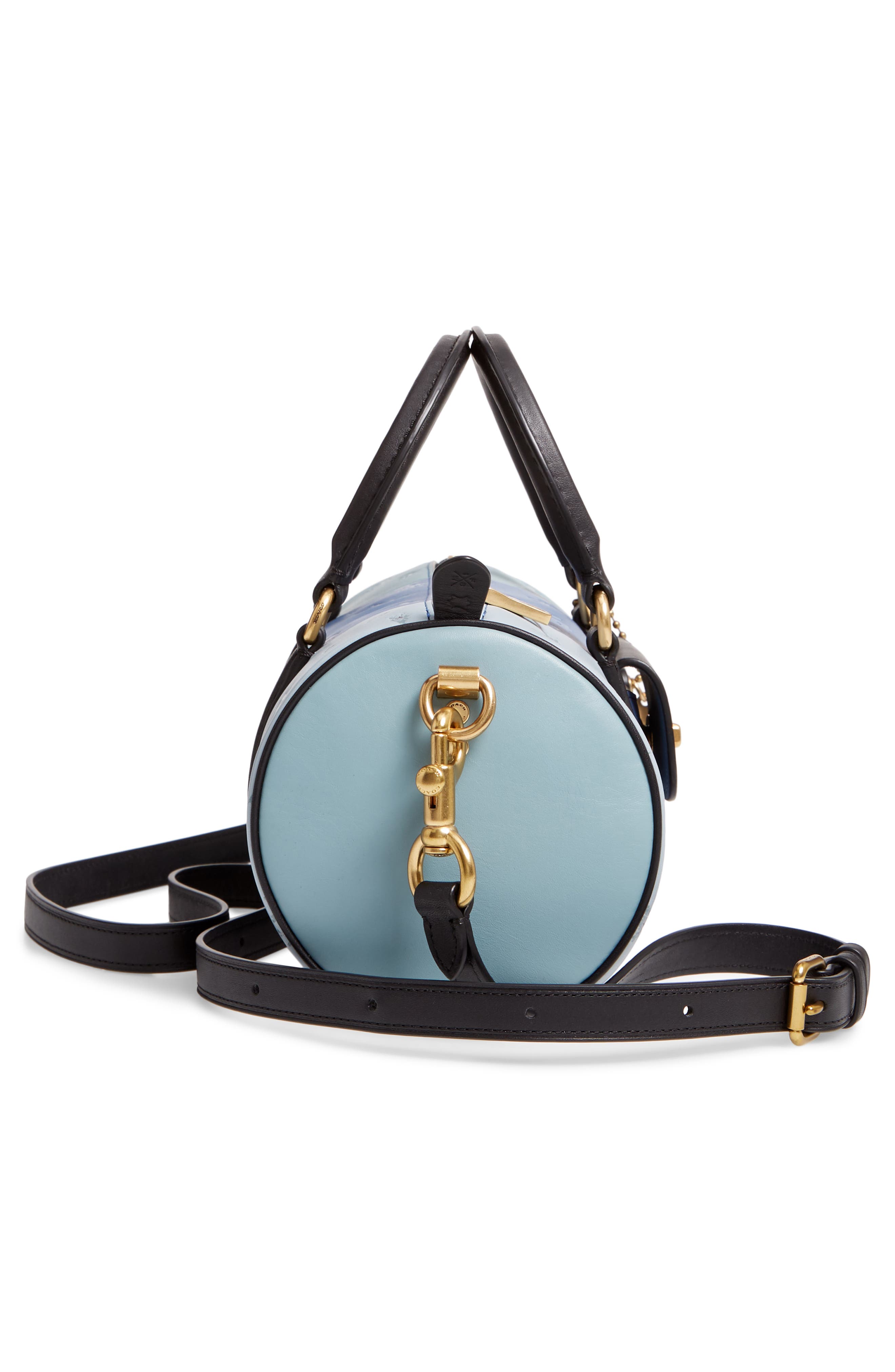 COACH Disney x COACH 101 Dalmatians Leather Barrel Bag, Alternate, color, 