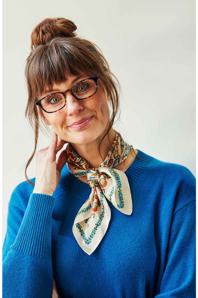 On Board 47mm Rectangular Reading Glasses, Alternate, color, NAVY AND MAHOGANY TORTOISE