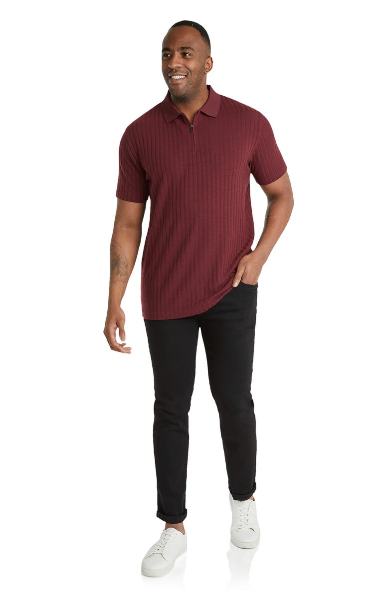 Johnny Bigg Page Zip Rib Polo, Alternate, color, 