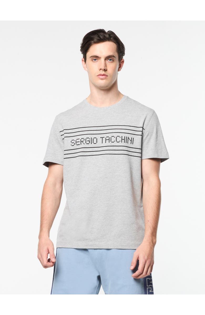 Sergio Tacchini Remo T-shirt, Main, color, Heather Grey