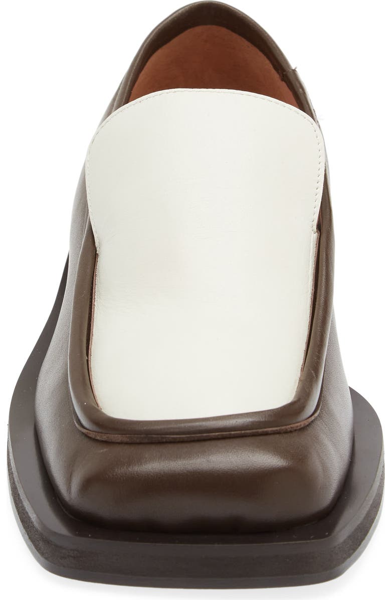 GIA BORGHINI Rosie Two-Tone Square Toe Loafer, Alternate, color,