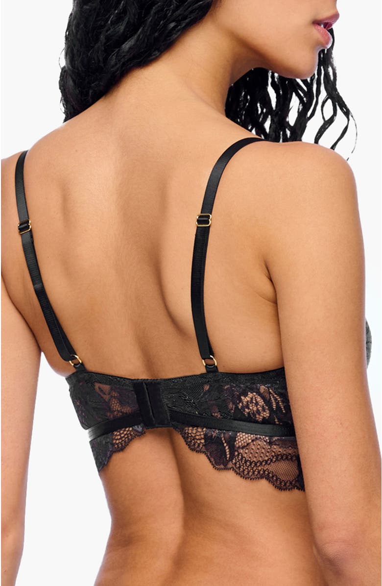 Cosabella Paradiso Triangle Bralette, Alternate, color, Black