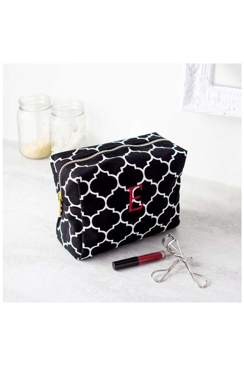 Monogram Cosmetics Bag, Alternate, color, GREEN-A