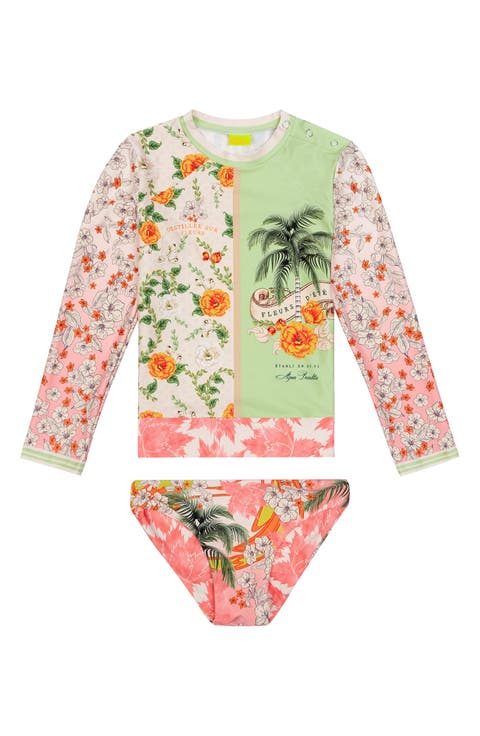 Kids' Lackie Two-Piece Rashguard Swimsuit (Toddler, Little Kid & Big Kid)