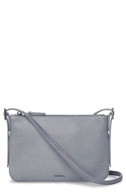 Small Bixby Accordion Leather Crossbody Bag