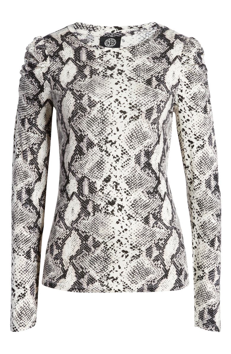 Bobeau Bishop Sleeve Top, Alternate, color,