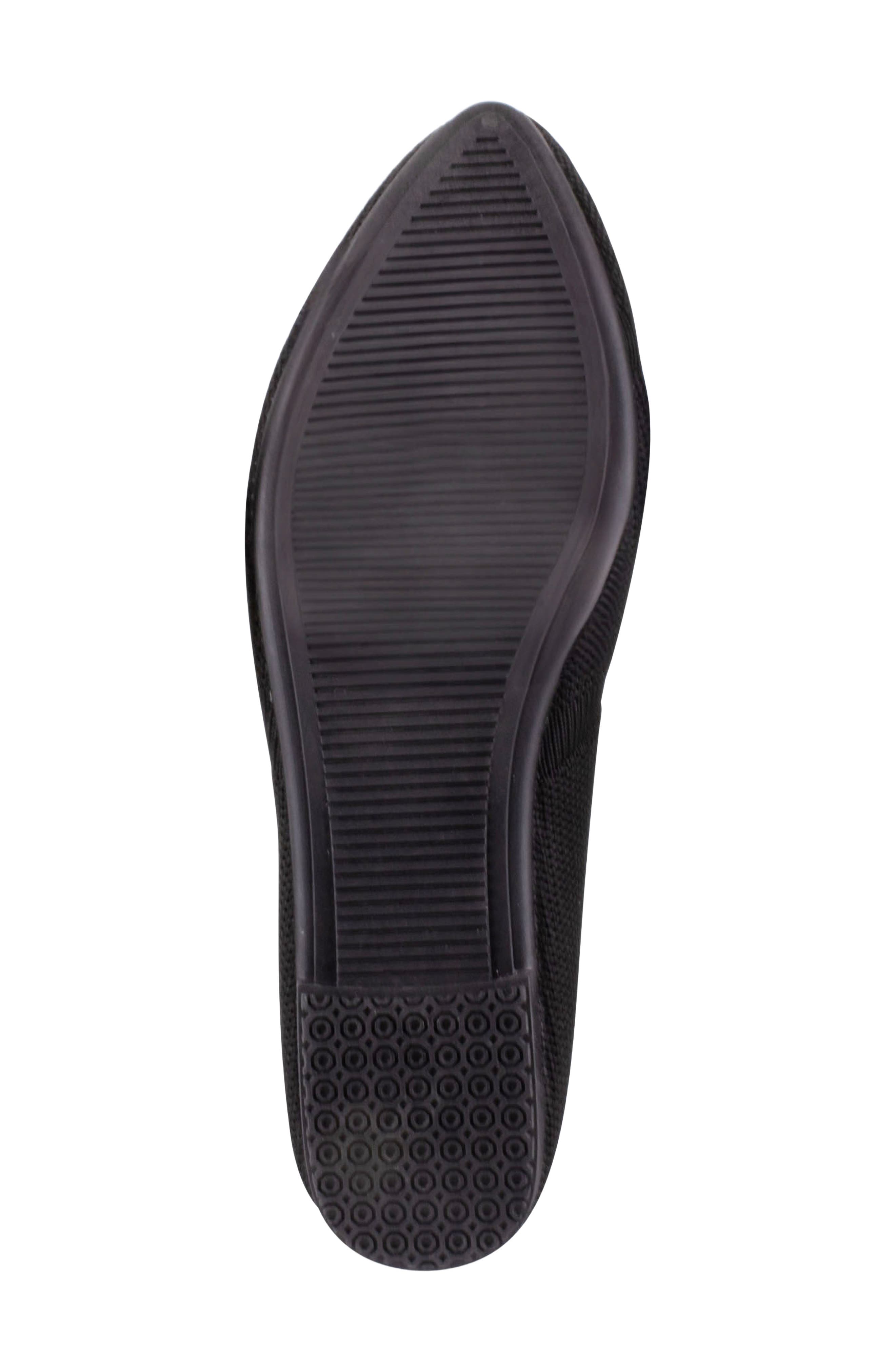 Tahari Bali Ballet Flat, Alternate, color, Black