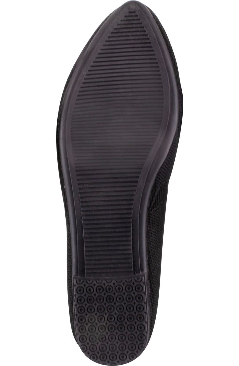 Tahari Bali Ballet Flat, Alternate, color, Black