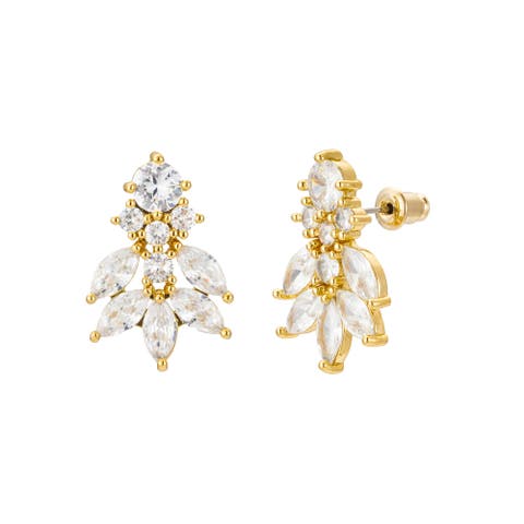 Carla Crystal Stud Earrings