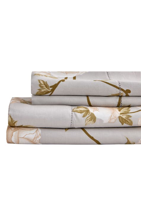 Rose 400 Thread Count Cotton Sheet Set