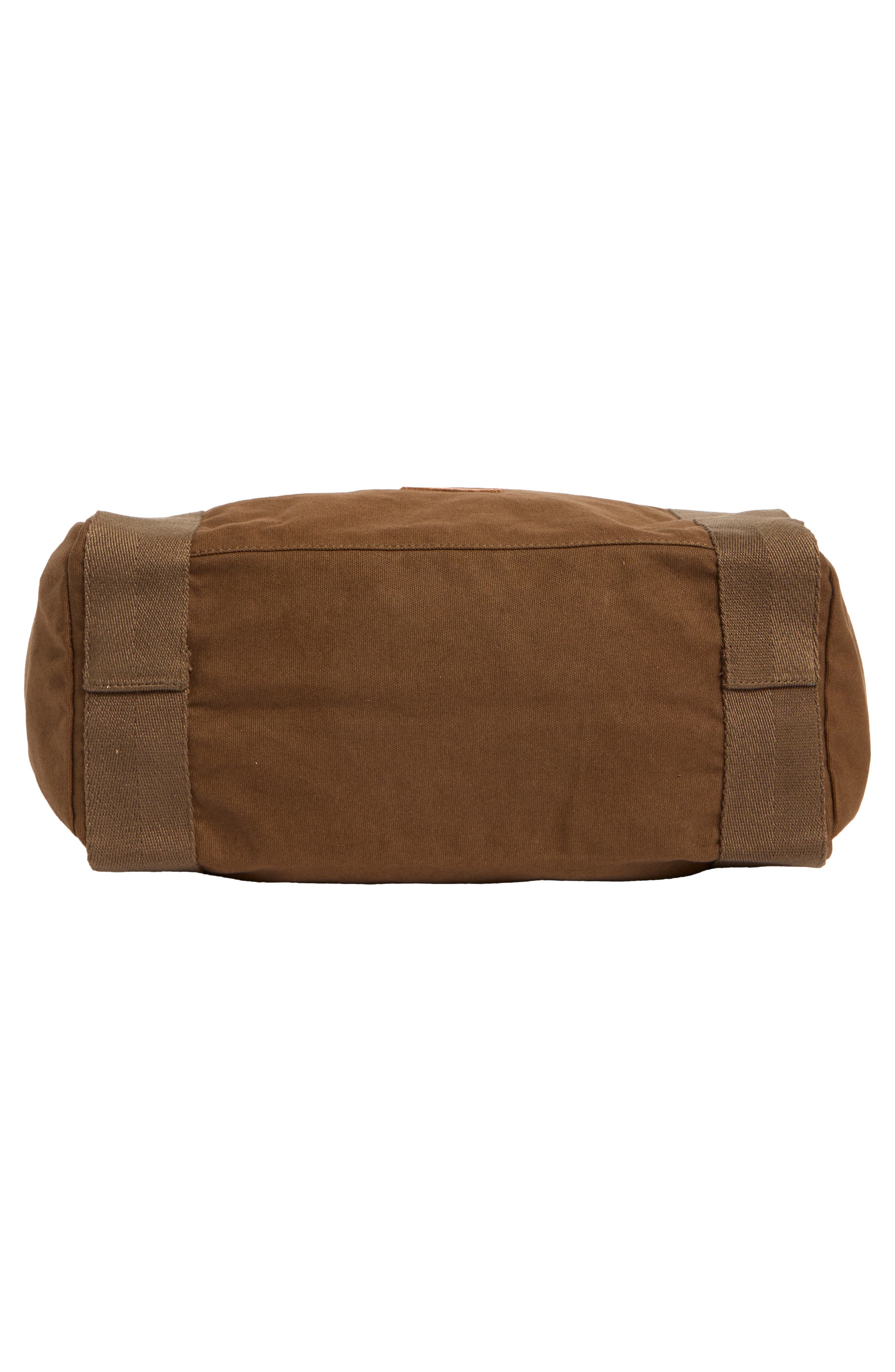 New Amsterdam Leatherworks Liliana Large Canvas Tote Bag, Alternate, color, Espresso