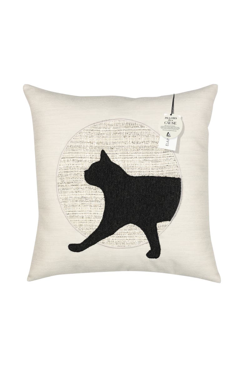 Unconditional Meow (Head) Handmade Terry Indoor/Outdoor Pillow - SUPPORTS PETS, Main, color, Meow (Head)