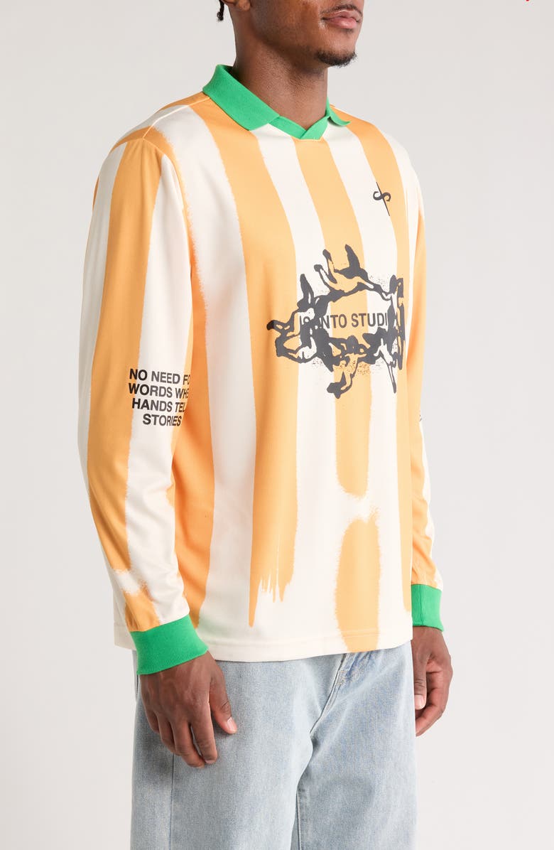 SANTO STUDIO Callum Walsh Long Sleeve Polo, Alternate, color,