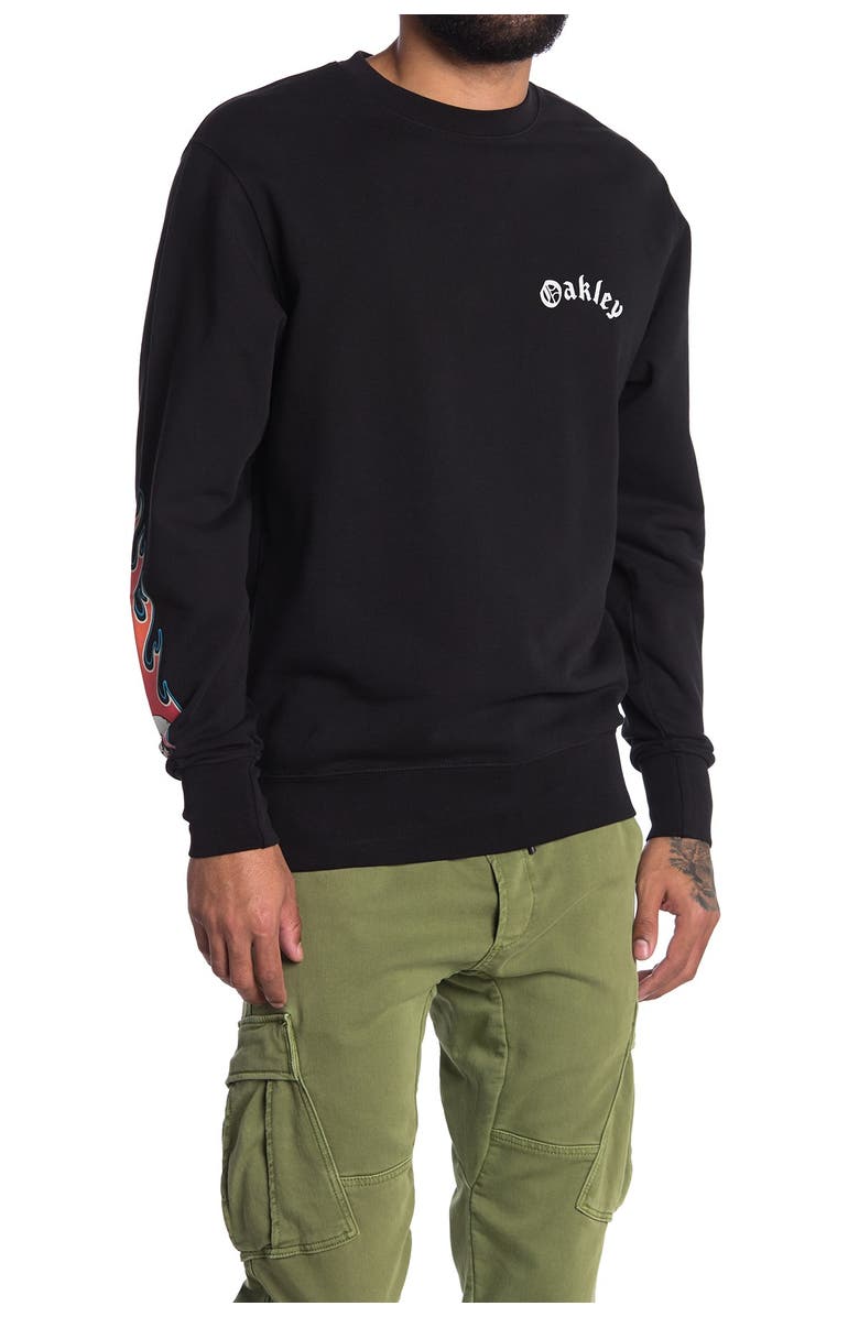 Oakley Flames Long Sleeve T-Shirt, Main, color,