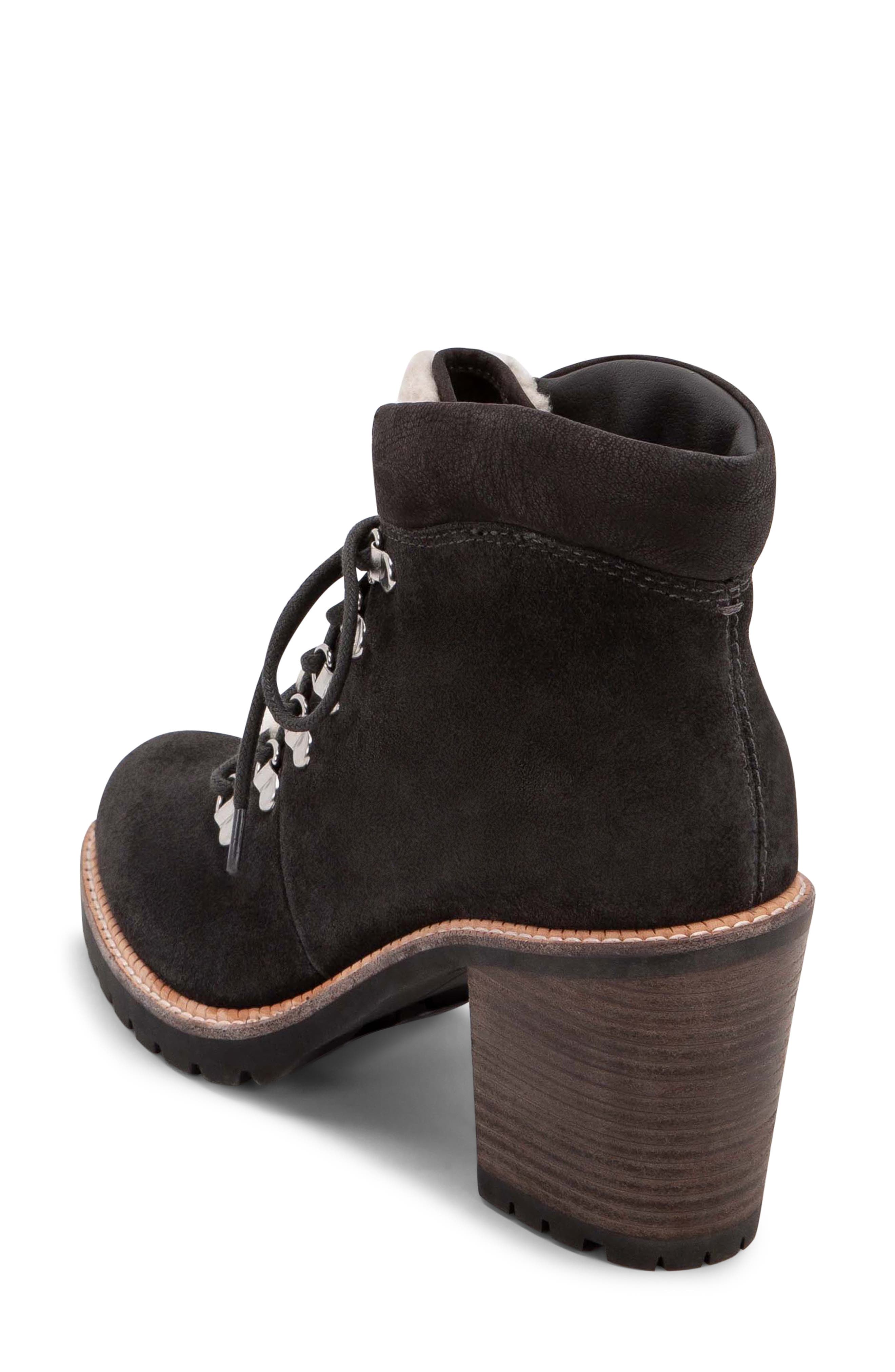 Dolce Vita Post Faux Shearling Trimmed Hiking Boot, Alternate, color, 