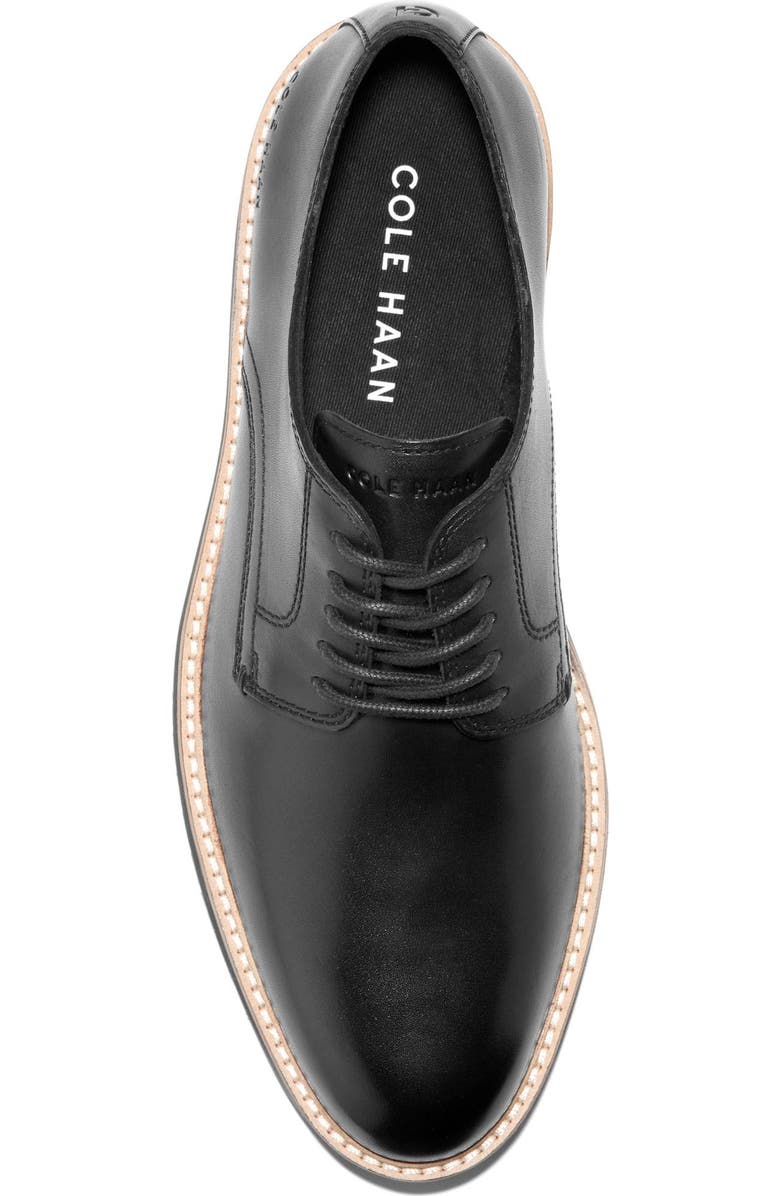Cole Haan Morse Grand 360 Plain Toe Derby, Alternate, color, Black Black