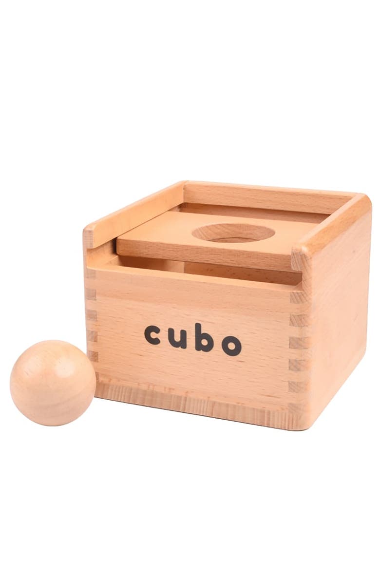 Cubo Montessori Box Starter Kit, Wooden Sorting Toy, 6Mo+, Main, color, Multicolored