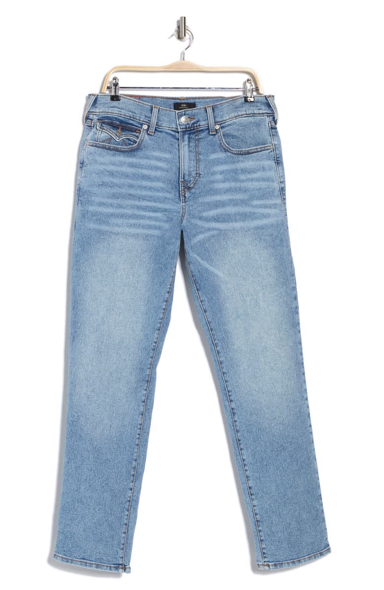 True Religion Geno Flap Slim Leg Jeans, Alternate, color, 