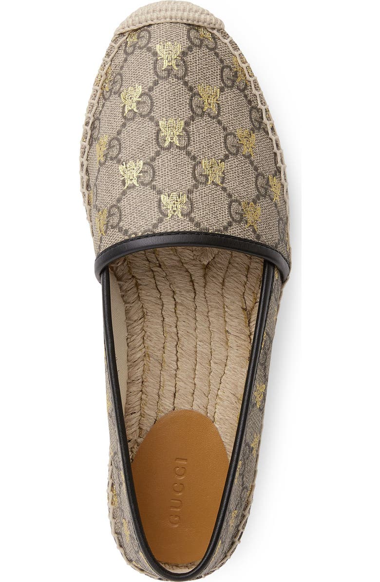 Gucci Logo Espadrille Flat, Alternate, color,