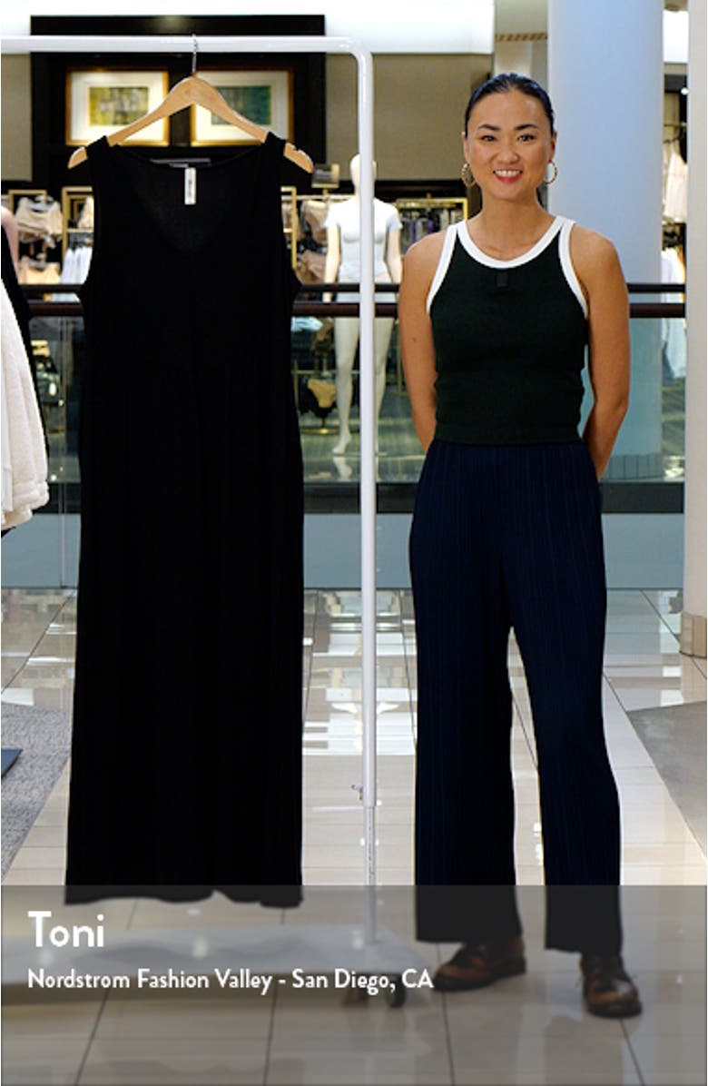 Sleeveless Stretch Maxi Dress, sales video thumbnail