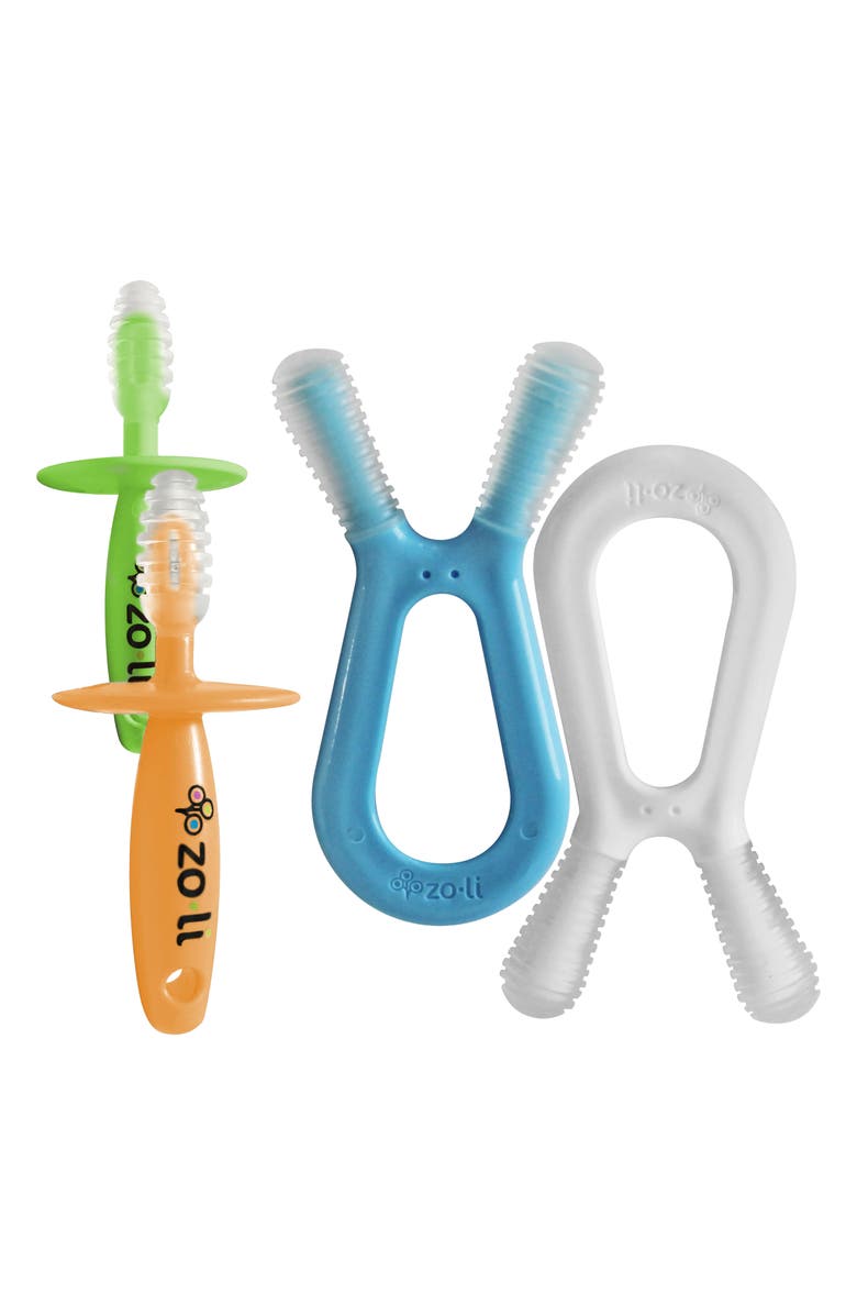 ZoLi 4-Pack Teether Set, Main, color, 