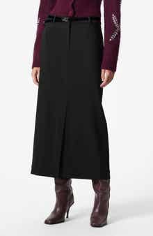 & Other Stories Wool Blend Midi Pencil Skirt