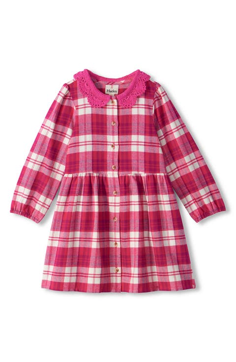 Kids' Brushed Plaid Dress