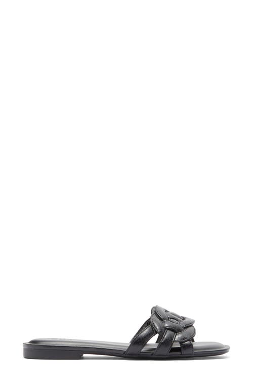 Nordstrom Rack Carolina Slide Sandal In Black Snake
