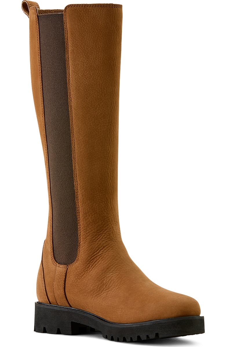 Ariat Camden Waterproof Tall Boot, Main, color, Brown