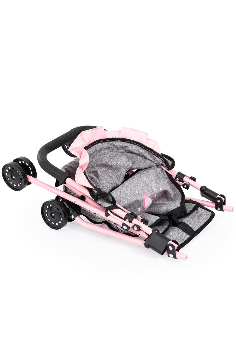 Bayer Design Buggy 10 Piece Set, Bed & Accessories Set for Dolls Up to 18 Inches, Ages 3+, Alternate, color, Multicolored